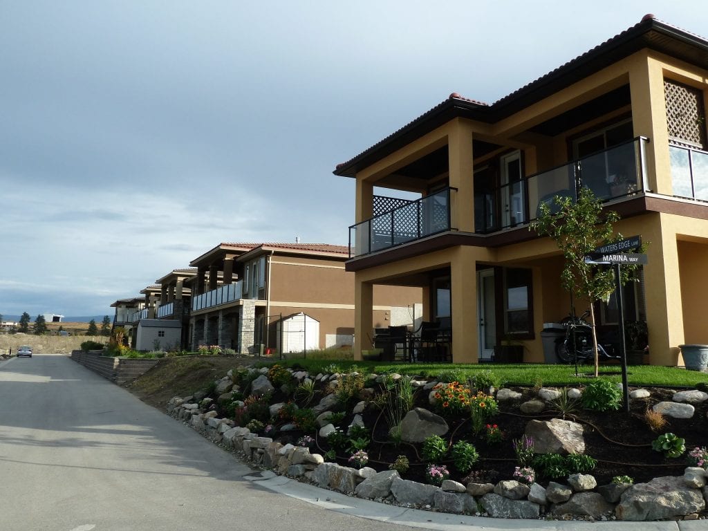 street view of a row of west harbour homes